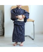 【ウタタネ/utatane / KIDS】のニコアンティーク 子供浴衣3点セット 男の子 紺地に干支 紺系|ID: prp329100004589006 ipo3291000000032710123