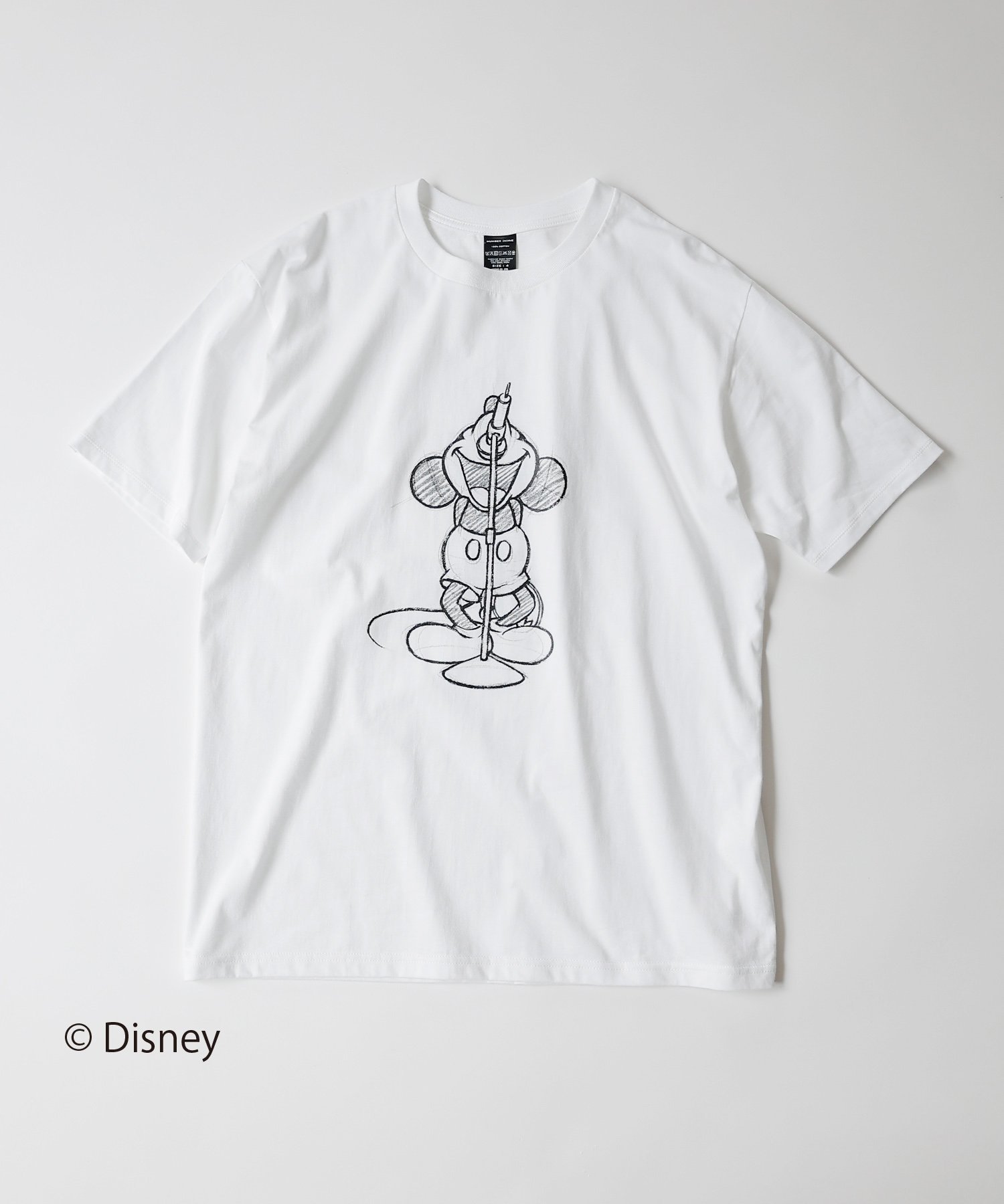 【ナンバー/Number】のMICKEY MOUSE/DRAWING OS T-SHIRT インテリア・キッズ・メンズ・レディースファッション・服の通販 founy(ファニー) 　ファッション　Fashion　レディースファッション　Fashion for Women　トップス・カットソー　Cut & Sew Tops　シャツ・ブラウス・オフィスカジュアル　Elegant Blouses & Button-Ups　ロングTシャツ・Tシャツ　Longline T-Shirts & Tees　イラスト　Illustration　カーディガン　Cardigan, Knitwear　ジャケット　Jacket, Outerwear　セットアップ　Set-Up, Coordinated Outfit　定番　Standard, Basic Item　バランス　Balance, Style Balance　パターン　Pattern, Design Print　プリント　Print, Printed Pattern　ベーシック　Basic, Essential　おすすめ　Recommended / Our Picks　WHITE|ID: prp329100004589030 ipo3291000000033581143