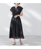【ナノ ユニバース/nano universe】のシアーサテンウエストシャーリングワンピース 人気、トレンドファッション・服の通販 founy(ファニー) ファッション Fashion レディースファッション Ladies' Fashion Online ワンピース Dress ウォッシャブル Washable 今季 This Season シャーリング Shirring スリーブ Sleeve フレンチ French リゾート Resort エレガント 上品 Elegant 2025年 2025 |ID:prp329100004589048