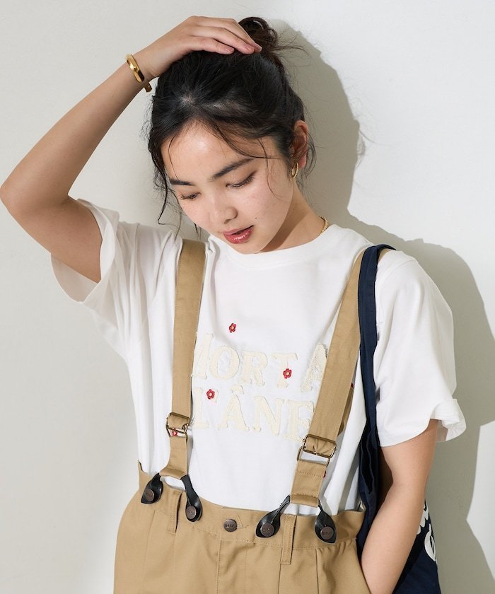 【フリークスストア/FREAK'S STORE】のデニムロゴデイジーTシャツ 25SS インテリア・キッズ・メンズ・レディースファッション・服の通販 founy(ファニー) https://founy.com/ ファッション Fashion レディースファッション Fashion for Women トップス・カットソー Cut & Sew Tops シャツ・ブラウス・オフィスカジュアル Elegant Blouses & Button-Ups ロングTシャツ・Tシャツ Longline T-Shirts & Tees 2025年 2025 2025春夏・S/S Spring/Summer 2025 SS25 おすすめ Recommended / Our Picks デニム Denim, Jeans Material ビッグ Big, Oversized フラワー Flower, Floral リメイク Remake, Reconstructed 夏 Summer S/S・春夏 SS, Spring/Summer, Warm Season |ID: prp329100004589072 ipo3291000000033848647