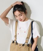 【フリークスストア/FREAK'S STORE】のデニムロゴデイジーTシャツ 25SS オフホワイト|ID: prp329100004589072 ipo3291000000033848648