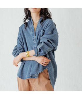 【バンヤードストーム/BARNYARDSTORM】のルーズシルエットデニムシャツ 人気、トレンドファッション・服の通販 founy(ファニー) ファッション Fashion レディースファッション Fashion for Women トップス・カットソー Cut & Sew Tops シャツ・ブラウス・オフィスカジュアル Elegant Blouses & Button-Ups インディゴ Indigo Denim ヴィンテージ Vintage Style 秋 Autumn サンダル Sandals, Summer Shoes シンプル Simple, Minimal ジャケット Jacket, Outerwear ストレッチ Stretch, Stretchy Fabric スポーティ Sporty, Casual Athletic セットアップ Set-Up, Coordinated Outfit デニム Denim, Jeans Material 定番 Standard, Basic Item ブルゾン Blouson, Bomber Jacket ボトム Bottoms, Lower Wear メンズ Men's, Menswear ワイド Wide, Wide Fit おすすめ Recommended / Our Picks |ID:prp329100004589103