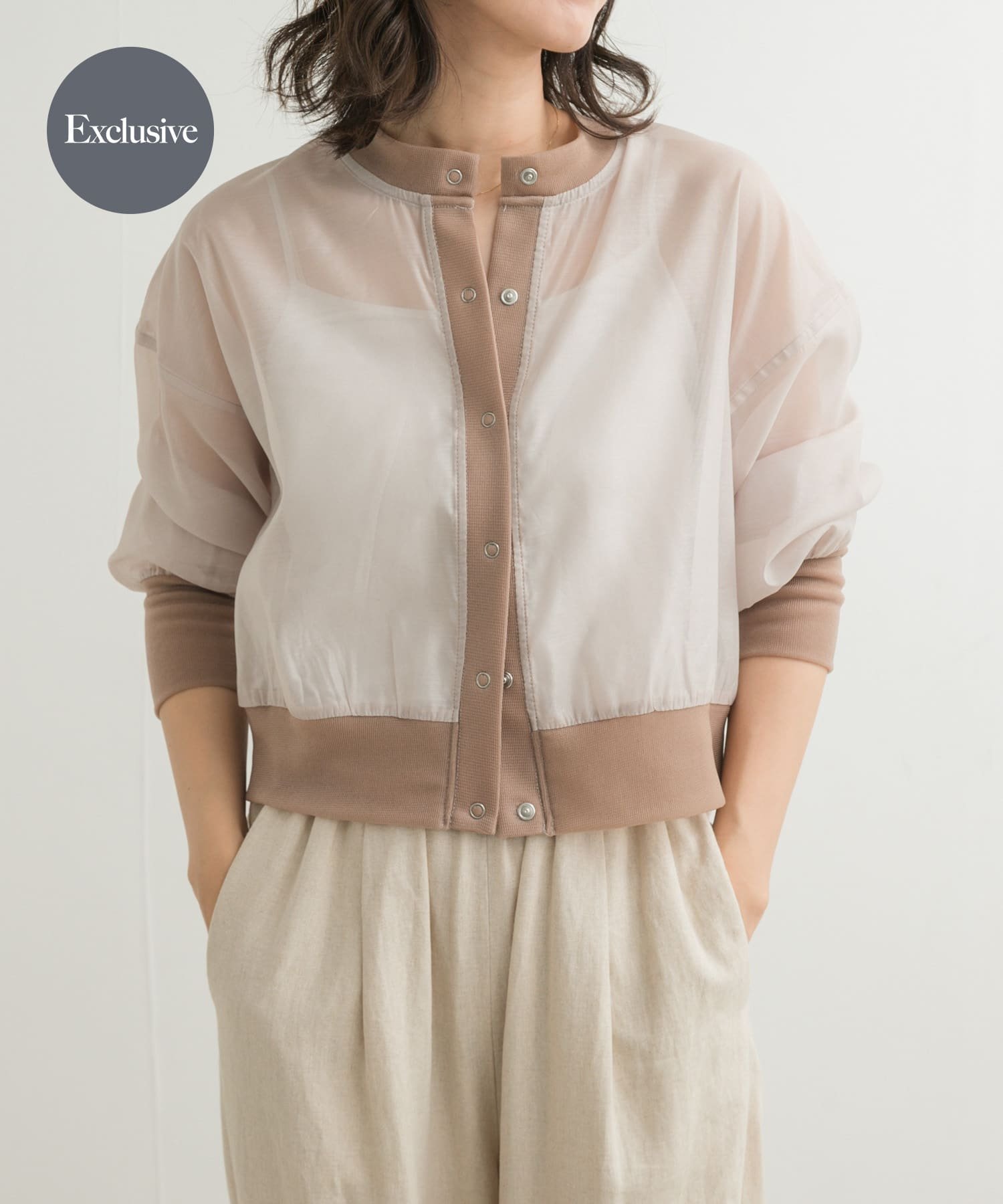 【アーバンリサーチ ドアーズ/URBAN RESEARCH DOORS】の『別注』Audrey and John Wad*DOORS シアーブルゾン 人気、トレンドファッション・服の通販 founy(ファニー) 　ファッション　Fashion　レディースファッション　Fashion for Women　アウター　Coat / Outerwear Collection　ブルゾンジャケット・スポーティアウター　Blouson Jackets　2025年　2025　2025-2026秋冬・A/W　Autumn/Winter 2025–26 AW25–26　冬　Winter / This Winter　シアー　Sheer, See-Through　ベーシック　Basic, Essential　リラックス　Relax, Relaxed Fit　エレガント 上品　Elegant　別注　Limited Edition, Custom Order　A/W・秋冬　Autumn/Winter　 other-1|ID: prp329100004589149 ipo3291000000032556635