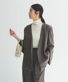 【デミルクス ビームス/Demi-Luxe BEAMS】の【6/19新規値下げ】スラッシュスリーブ Vネック ジャケット MOCHA|ID: prp329100004589153 ipo3291000000032556666