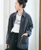 【ルクールブラン/le.coeur blanc】のデニムカバーオールジャケット ブラック|ID: prp329100004589167 ipo3291000000032556826