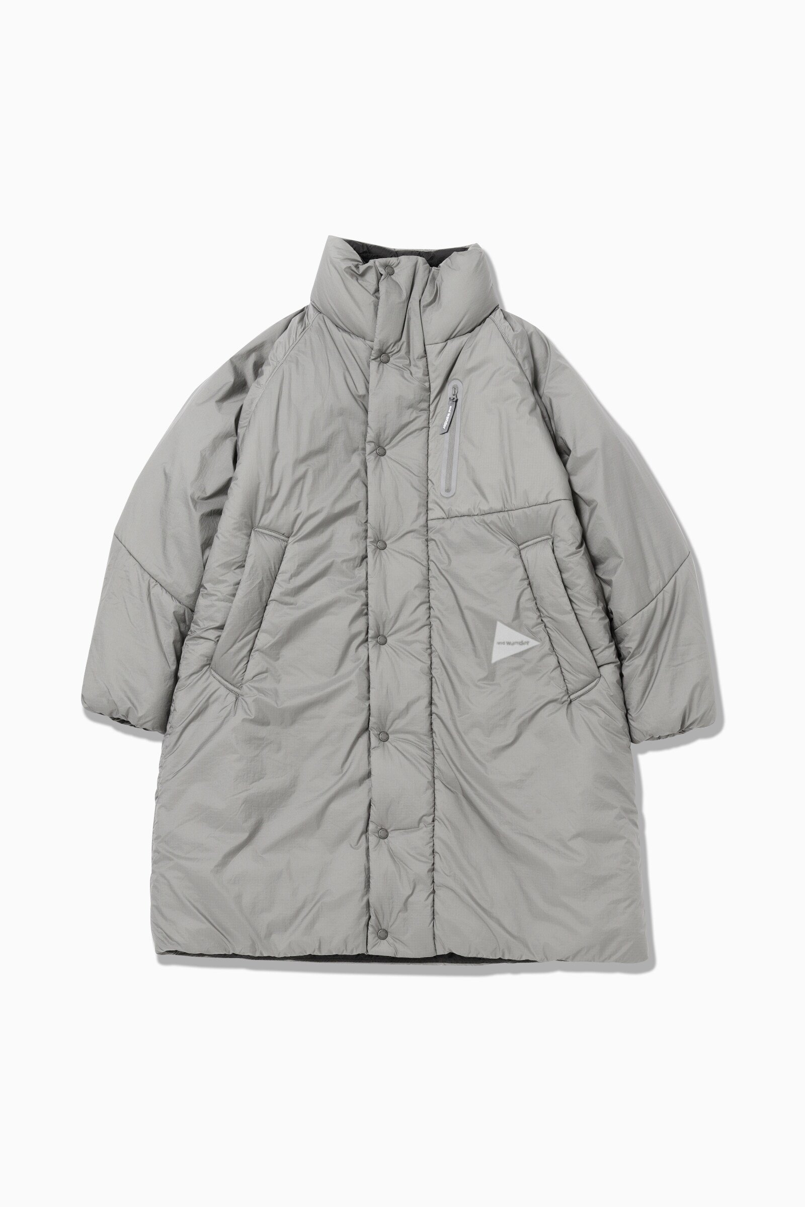 【アンドワンダー/and wander】のPRIMALOFT rip coat インテリア・キッズ・メンズ・レディースファッション・服の通販 founy(ファニー) 　ファッション　Fashion　レディースファッション　Ladies' Fashion Online　アウター　Coat Outerwear　コート　Coats　リップ　Lip　軽量　Lightweight　gray|ID: prp329100004589172 ipo3291000000032556884