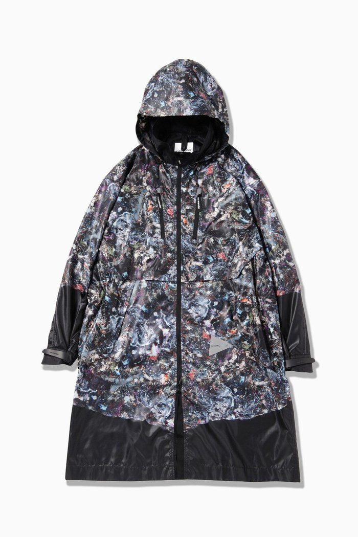 【アンドワンダー/and wander】のstone printed rip coat インテリア・キッズ・メンズ・レディースファッション・服の通販 founy(ファニー) https://founy.com/ ファッション Fashion レディースファッション Ladies' Fashion Online アウター Coat Outerwear コート Coats ジュエリー Jewelry プリント Print ポケット Pocket メッシュ Mesh モチーフ Motif |ID: prp329100004589175 ipo3291000000032556941