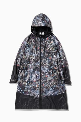 【アンドワンダー/and wander】のstone printed rip coat 人気、トレンドファッション・服の通販 founy(ファニー) ファッション Fashion レディースファッション Ladies' Fashion Online アウター Coat Outerwear コート Coats ジュエリー Jewelry プリント Print ポケット Pocket メッシュ Mesh モチーフ Motif |ID:prp329100004589175