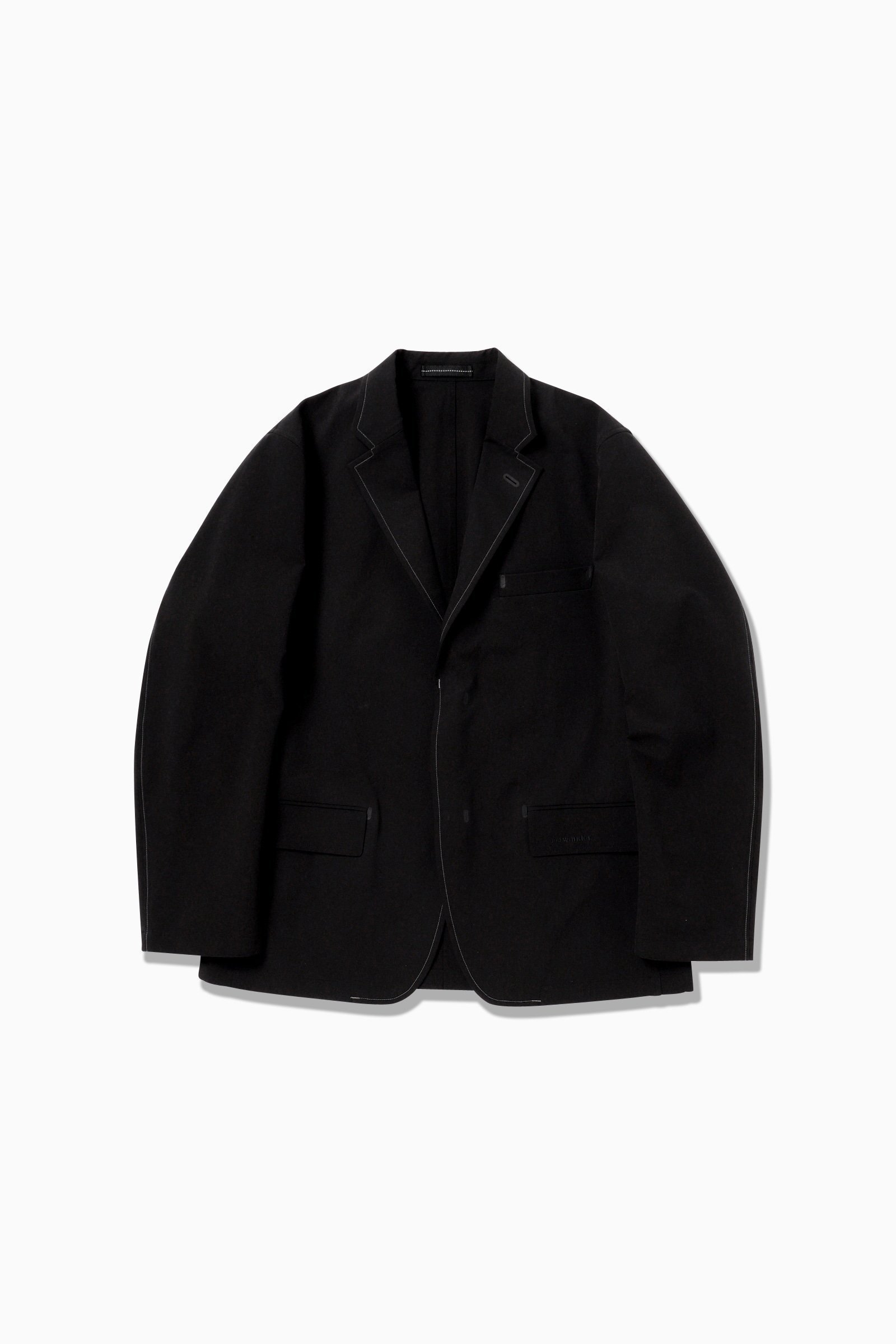 【アンドワンダー/and wander】のplain tailored stretch jacket インテリア・キッズ・メンズ・レディースファッション・服の通販 founy(ファニー) 　ファッション　Fashion　レディースファッション　Ladies' Fashion Online　アウター　Coat Outerwear　ジャケット　Jackets　ジャケット　Jacket　ストレッチ　Stretch　テーラード　Tailored　ビジネス 仕事 通勤　Business　ワッシャー　Washer　軽量　Lightweight　black|ID: prp329100004589176 ipo3291000000032556947