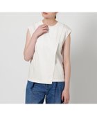 【ビューティ&ユース ユナイテッドアローズ/BEAUTY&YOUTH / UNITED ARROWS】のラップ フレンチスリーブ カットソー WHITE|ID:prp329100004589182
