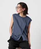 【ビューティ&ユース ユナイテッドアローズ/BEAUTY&YOUTH / UNITED ARROWS】のラップ フレンチスリーブ カットソー COBALT|ID:prp329100004589182