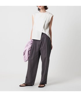【ビューティ&ユース ユナイテッドアローズ/BEAUTY&YOUTH / UNITED ARROWS】のラップ フレンチスリーブ カットソー 人気、トレンドファッション・服の通販 founy(ファニー) ファッション Fashion レディースファッション Fashion for Women トップス・カットソー Cut & Sew Tops カットソー・ベーシックTシャツ Cut-and-Sewn Tops / Stretch Tees & Basics おすすめ Recommended / Our Picks カットソー Cut and Sewn Top シンプル Simple, Minimal スラックス Slacks, Dress Pants スリーブ Sleeve, Long Sleeve / Short Sleeve フレンチ French, French Style フロント Front, Front Design ボトム Bottoms, Lower Wear ラップ Wrap, Wrap Design ワイド Wide, Wide Fit エレガント 上品 Elegant |ID:prp329100004589182
