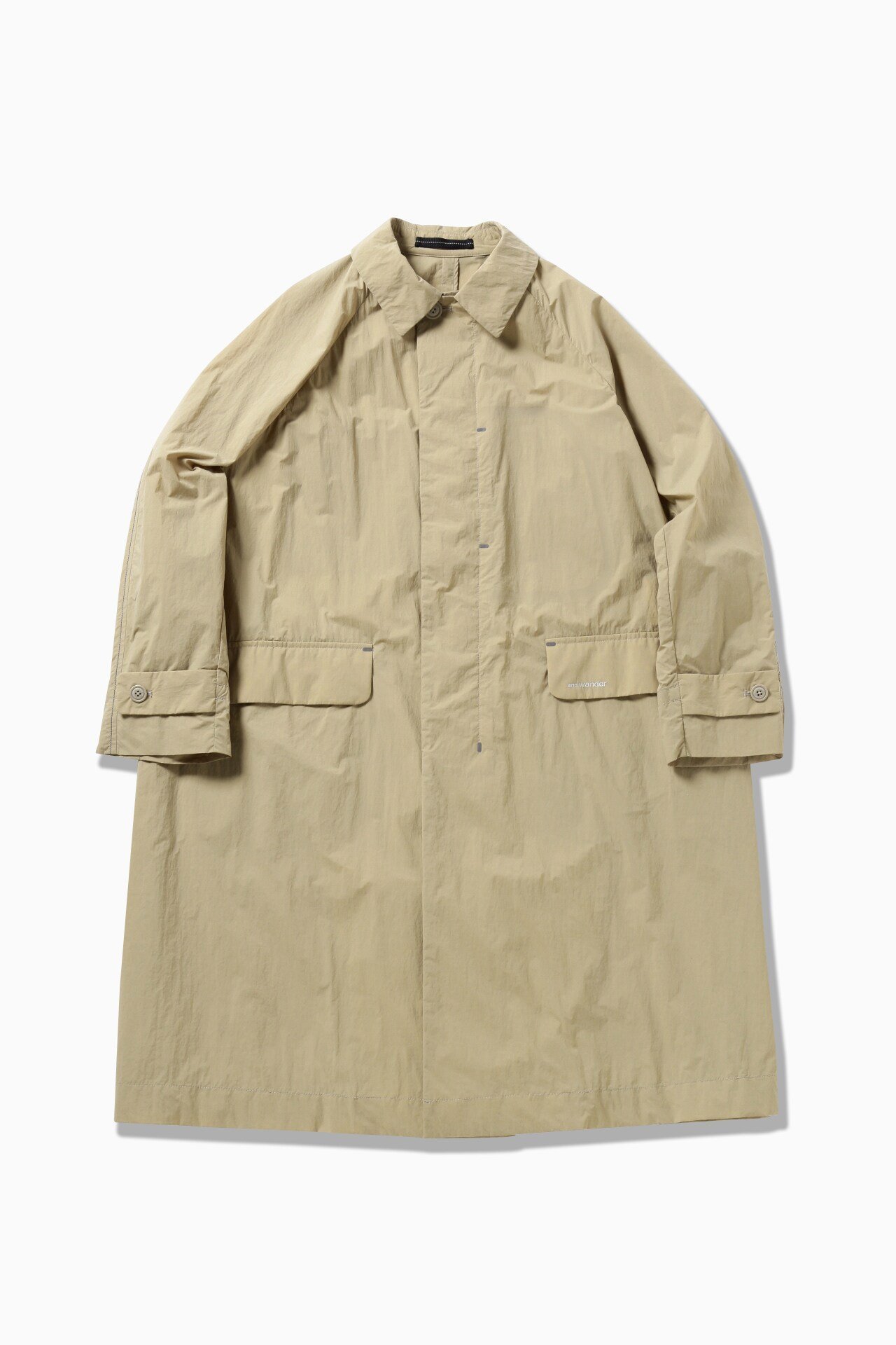 【アンドワンダー/and wander】のwater repellent light coat インテリア・キッズ・メンズ・レディースファッション・服の通販 founy(ファニー) 　ファッション　Fashion　レディースファッション　Ladies' Fashion Online　アウター　Coat Outerwear　コート　Coats　ビジネス 仕事 通勤　Business　l.beige3|ID: prp329100004589184 ipo3291000000032556997