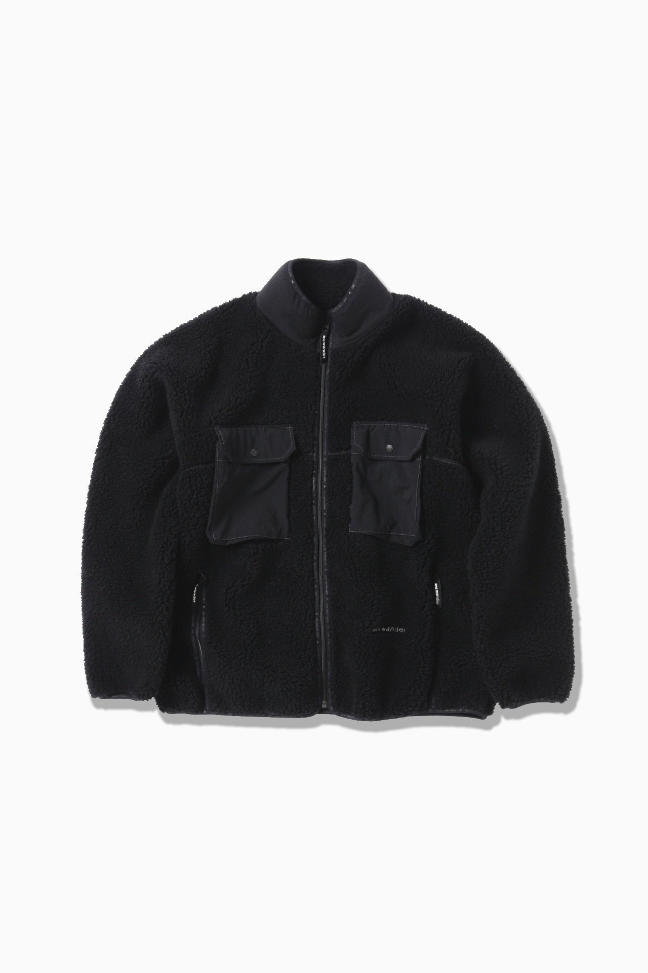 【アンドワンダー/and wander】のwool boa jacket インテリア・キッズ・メンズ・レディースファッション・服の通販 founy(ファニー) 　ファッション　Fashion　レディースファッション　Ladies' Fashion Online　アウター　Coat Outerwear　ジャケット　Jackets　クラシック　Classic　ボンディング　Bonding　ポケット　Pocket　black|ID: prp329100004589188 ipo3291000000032557029