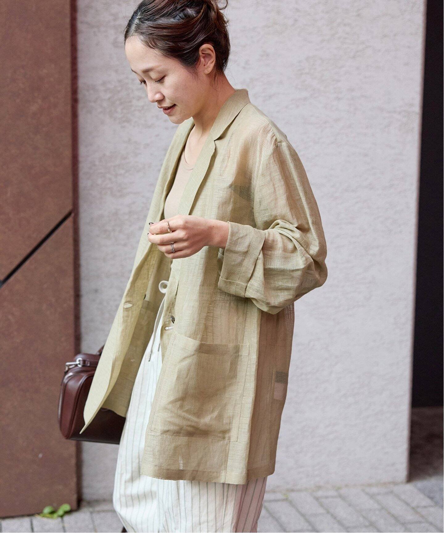 【ジャーナルスタンダード/JOURNAL STANDARD】のシアーリネンカールマイヤージャケット インテリア・キッズ・メンズ・レディースファッション・服の通販 founy(ファニー) 　ファッション　Fashion　レディースファッション　Ladies' Fashion Online　アウター　Coat Outerwear　ジャケット　Jackets　2025年　2025　2025春夏・S/S　Ss,Spring/Summer,2025　キャミソール　Camisole　ジャケット　Jacket　タンク　Tank　リネン　Linen　夏　Summer　春　Spring　S/S・春夏　Ss・Spring/Summer　羽織　Haori　ベージュ|ID: prp329100004589210 ipo3291000000032557200