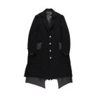 【その他のブランド/Other】の【25AW】 sulvam ロングブロークンコート BLACK×WHITE|ID: prp329100004589220 ipo3291000000032557300