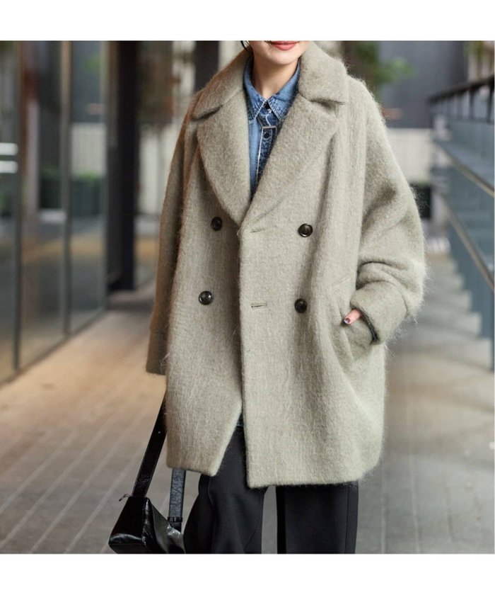 【ジャーナルスタンダード/JOURNAL STANDARD】の別注【TICCA / ティッカ】モヘヤ混テントコート インテリア・キッズ・メンズ・レディースファッション・服の通販 founy(ファニー) https://founy.com/ ファッション Fashion レディースファッション Ladies' Fashion Online アウター Coat Outerwear コート Coats 2025年 2025 2025-2026秋冬・A/W Aw/Autumn/Winter/Fw/Fall/2025-2026 モヘヤ Mohair 別注 Special Order |ID: prp329100004589225 ipo3291000000032557334