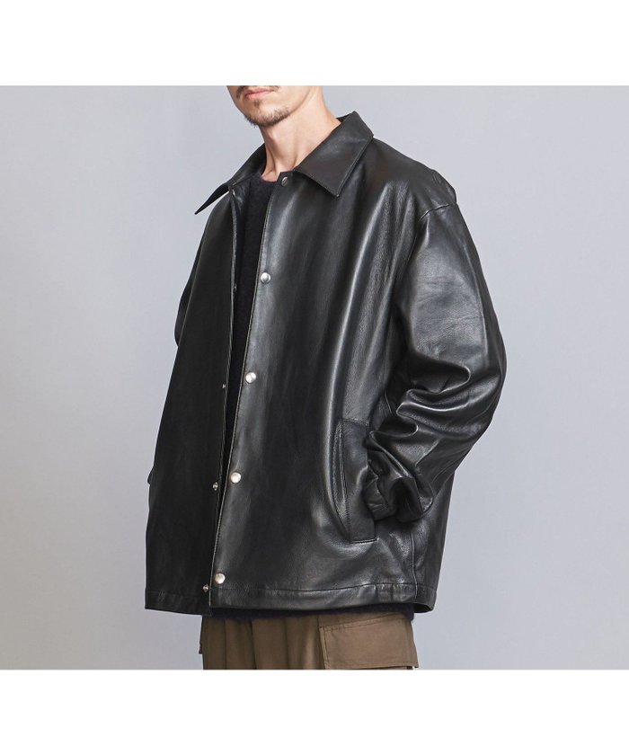 【その他のブランド/Other】のレザー コーチ ジャケット 3 インテリア・キッズ・メンズ・レディースファッション・服の通販 founy(ファニー) https://founy.com/ ファッション Fashion メンズファッション Fashion for Men カットソー Cut and Sewn Top シルバー Silver, Metallic Silver シンプル Simple, Minimal ジャケット Jacket, Outerwear トレンド Trend, Trending Now ドット Polka Dot, Dot Pattern パーカー Hoodie, Parka フラット Flat, Flat Shoes ミックス Mix, Mixed Style モダン Modern, Contemporary リュクス Luxury, Elegant, High-End, Chic エレガント 上品 Elegant |ID: prp329100004589230 ipo3291000000032973598