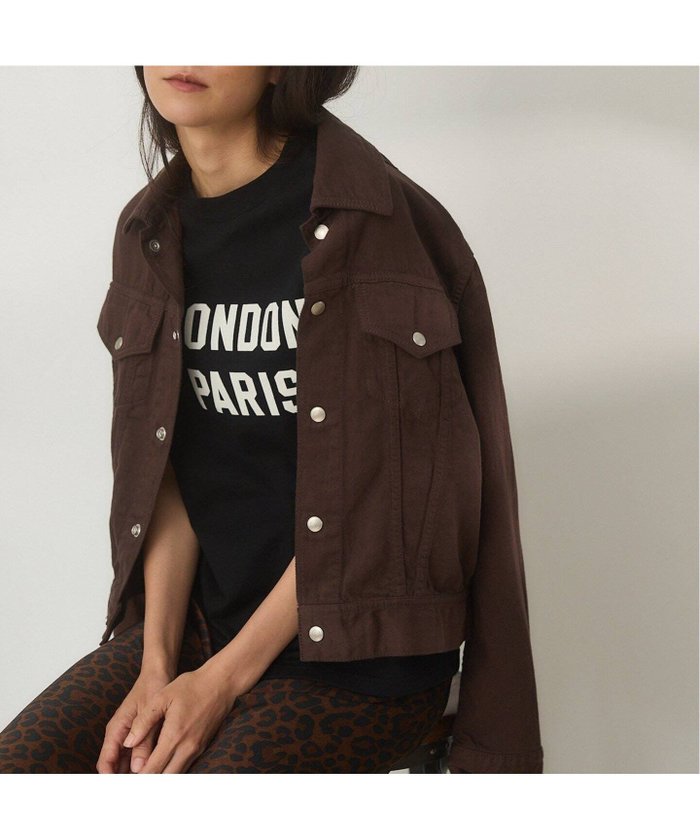 【イエナ/IENA】のBLACK デニムジャケット インテリア・キッズ・メンズ・レディースファッション・服の通販 founy(ファニー) https://founy.com/ ファッション Fashion レディースファッション Ladies' Fashion Online アウター Coat Outerwear ジャケット Jackets デニムジャケット Denim Jackets 2025年 2025 2025-2026秋冬・A/W Aw/Autumn/Winter/Fw/Fall/2025-2026 おすすめ Recommend ジャケット Jacket デニム Denim パターン Pattern フェミニン Feminine |ID: prp329100004589233 ipo3291000000032557416