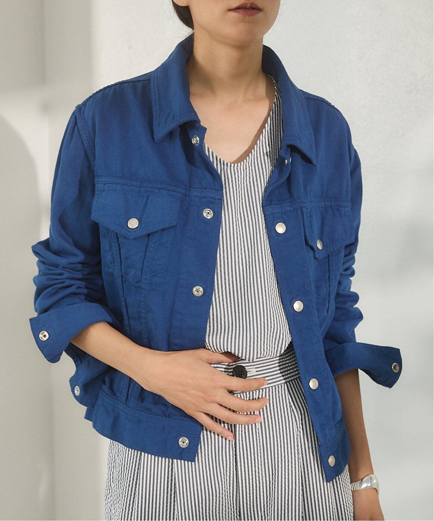 【イエナ/IENA】のBLACK デニムジャケット インテリア・キッズ・メンズ・レディースファッション・服の通販 founy(ファニー) 　ファッション　Fashion　レディースファッション　Ladies' Fashion Online　アウター　Coat Outerwear　ジャケット　Jackets　デニムジャケット　Denim Jackets　2025年　2025　2025-2026秋冬・A/W　Aw/Autumn/Winter/Fw/Fall/2025-2026　おすすめ　Recommend　ジャケット　Jacket　デニム　Denim　パターン　Pattern　フェミニン　Feminine　ブルー A|ID: prp329100004589233 ipo3291000000032557419