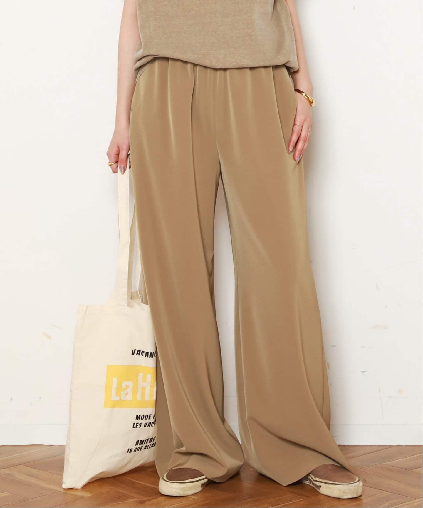 【エーピーストゥディオ/AP STUDIO】の*Effortless Pants インテリア・キッズ・メンズ・レディースファッション・服の通販 founy(ファニー) 　ファッション　Fashion　レディースファッション　Fashion for Women　パンツ　Pants & Trousers　ストレッチ　Stretch, Stretchy Fabric　ベーシック　Basic, Essential　ポケット　Pocket, Pocket Detail　キャメル A|ID: prp329100004589275 ipo3291000000032610756