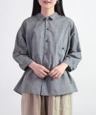 【ドミンゴ/DOMINGO】の綿麻ムラ糸シャンブレー スクエアシャツ 人気、トレンドファッション・服の通販 founy(ファニー) ファッション Fashion レディースファッション Ladies' Fashion Online トップス・カットソー Tops/Tshirt シャツ/ブラウス Shirts/Blouses 春 Spring シャンブレー Chambray スクエア Square パープル Purple フォルム Form ボックス Box ポケット Pocket 羽織 Haori S/S・春夏 Ss・Spring/Summer 夏 Summer thumbnail ブラック|ID: prp329100004589341 ipo3291000000032701849