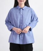 【ドミンゴ/DOMINGO】の綿麻ムラ糸シャンブレー スクエアシャツ 人気、トレンドファッション・服の通販 founy(ファニー) ファッション Fashion レディースファッション Ladies' Fashion Online トップス・カットソー Tops/Tshirt シャツ/ブラウス Shirts/Blouses 春 Spring シャンブレー Chambray スクエア Square パープル Purple フォルム Form ボックス Box ポケット Pocket 羽織 Haori S/S・春夏 Ss・Spring/Summer 夏 Summer thumbnail ブルー|ID: prp329100004589341 ipo3291000000032701850