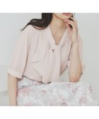 【インデックス/INDEX】のラッフルボウタイブラウス【洗濯機洗い可/イージーアイロン】 グレージュ|ID: prp329100004589347 ipo3291000000032660190