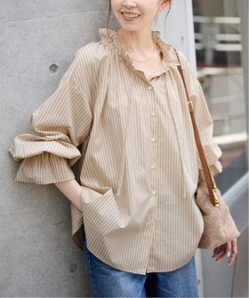 【スローブ イエナ/SLOBE IENA】のタイプライターフリルカラーブラウス 人気、トレンドファッション・服の通販 founy(ファニー) ファッション Fashion レディースファッション Ladies' Fashion Online トップス・カットソー Tops/Tshirt シャツ/ブラウス Shirts/Blouses 2025年 2025 インナー Inner カーディガン Cardigan スウェット Sweat フリル Frills フロント Front リボン Ribbon |ID:prp329100004589361