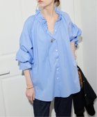 【スローブ イエナ/SLOBE IENA】のタイプライターフリルカラーブラウス 人気、トレンドファッション・服の通販 founy(ファニー) ファッション Fashion レディースファッション Ladies' Fashion Online トップス・カットソー Tops/Tshirt シャツ/ブラウス Shirts/Blouses 2025年 2025 インナー Inner カーディガン Cardigan スウェット Sweat フリル Frills フロント Front リボン Ribbon thumbnail サックスブルー|ID: prp329100004589361 ipo3291000000032559021
