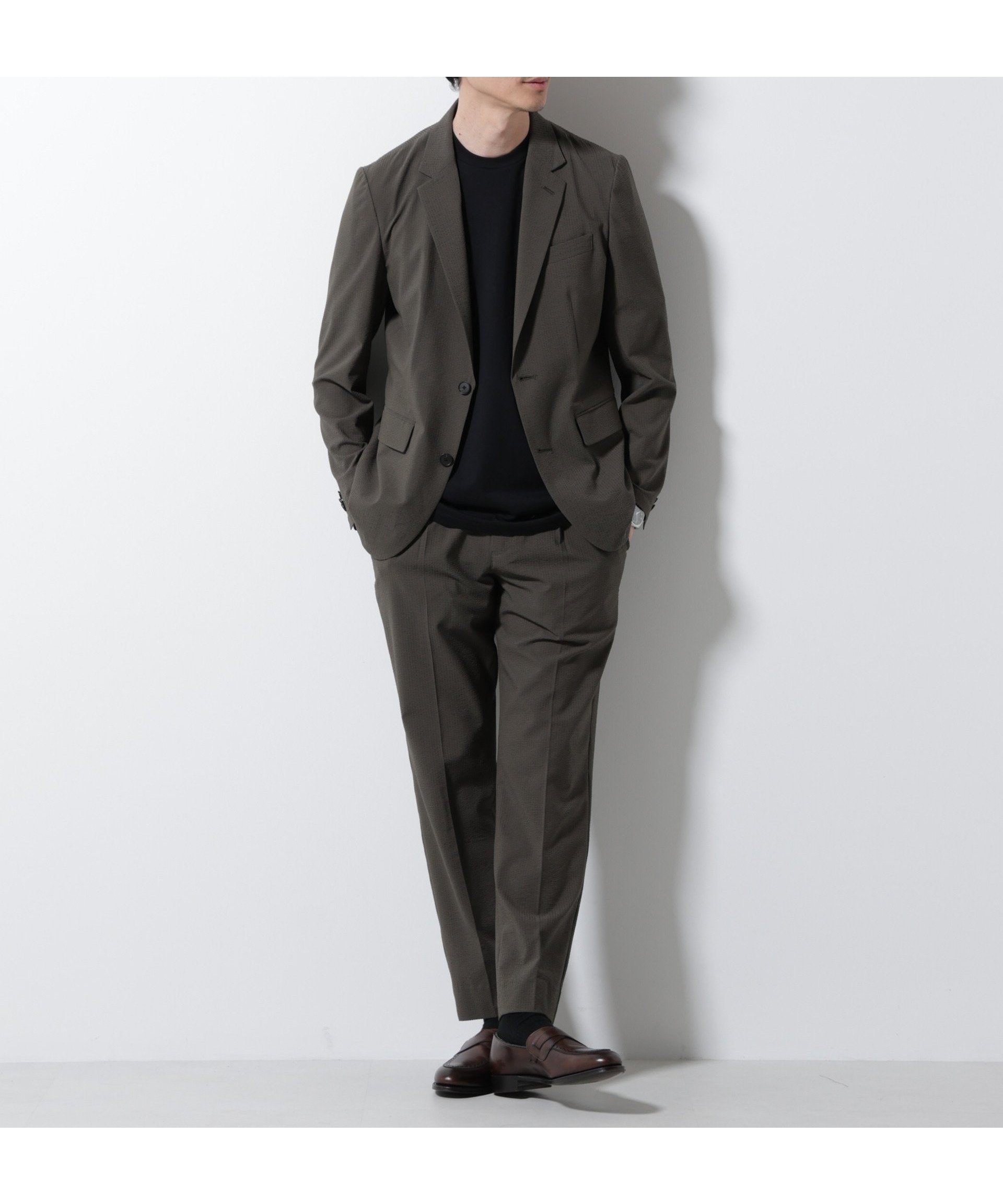 【ナノ ユニバース/nano universe / MEN】の「Damerino」DotAirサッカーストレッチセットアップ/吸水速乾 人気、トレンドファッション・服の通販 founy(ファニー) 　ファッション　Fashion　メンズファッション　Fashion for Men　セットアップ　Matching Sets　インナー　Innerwear　カッティング　Cutting Detail　クラシック　Classic, Timeless Style　吸水　Absorbent, Quick-Dry　軽量　Lightweight, Ultra Light　シューズ　Shoes, Footwear　ストレッチ　Stretch, Stretchy Fabric　スマート　Smart, Elegant　セットアップ　Set-Up, Coordinated Outfit　定番　Standard, Basic Item　フィット　Fit, Slim Fit　フロント　Front, Front Design　ポケット　Pocket, Pocket Detail　おすすめ　Recommended / Our Picks　夏　Summer　エレガント 上品　Elegant　2025年　2025　2025春夏・S/S　Spring/Summer 2025 SS25　 other-1|ID: prp329100004589387 ipo3291000000032762855