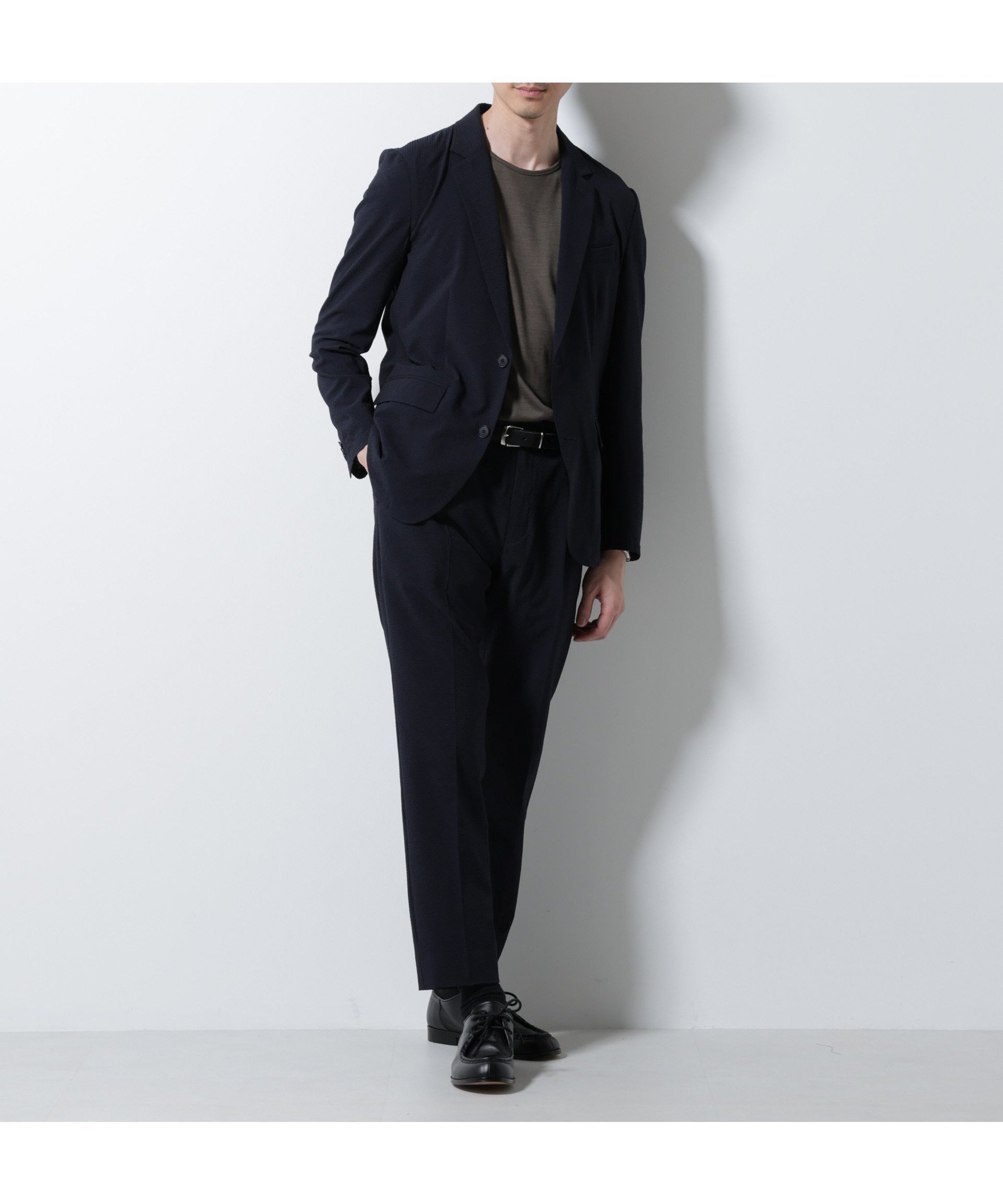 【ナノ ユニバース/nano universe / MEN】の「Damerino」DotAirサッカーストレッチセットアップ/吸水速乾 インテリア・キッズ・メンズ・レディースファッション・服の通販 founy(ファニー) 　ファッション　Fashion　メンズファッション　Fashion for Men　セットアップ　Matching Sets　インナー　Innerwear　カッティング　Cutting Detail　クラシック　Classic, Timeless Style　吸水　Absorbent, Quick-Dry　軽量　Lightweight, Ultra Light　シューズ　Shoes, Footwear　ストレッチ　Stretch, Stretchy Fabric　スマート　Smart, Elegant　セットアップ　Set-Up, Coordinated Outfit　定番　Standard, Basic Item　フィット　Fit, Slim Fit　フロント　Front, Front Design　ポケット　Pocket, Pocket Detail　おすすめ　Recommended / Our Picks　夏　Summer　エレガント 上品　Elegant　2025年　2025　2025春夏・S/S　Spring/Summer 2025 SS25　D.ネイビー1|ID: prp329100004589387 ipo3291000000032762858