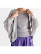 【ヴァン/Vin】のドルマンスリーブメッシュカーディガン 人気、トレンドファッション・服の通販 founy(ファニー) ファッション Fashion レディースファッション Ladies' Fashion Online トップス・カットソー Tops/Tshirt カーディガン Cardigans ショート Short バランス Balance メッシュ Mesh 定番 Standard thumbnail ライトグレー|ID: prp329100004589457 ipo3291000000032660274