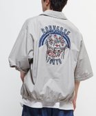 【コンバーストウキョウ/CONVERSE TOKYO】の2WAY DETACHABLE EMBROIDERY BLOUSON ライトグレー|ID: prp329100004589507 ipo3291000000032560920