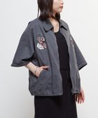【コンバーストウキョウ/CONVERSE TOKYO】の2WAY DETACHABLE EMBROIDERY BLOUSON チャコールグレー|ID: prp329100004589507 ipo3291000000032560922