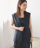 【デミルクス ビームス/Demi-Luxe BEAMS】の【YouTubeで紹介/セットアップ可能】エディター東原妙子 * Demi-Luxe BEAMS / ツイル ペプラム ジレ 25AW 人気、トレンドファッション・服の通販 founy(ファニー) ファッション Fashion レディースファッション Fashion for Women アウター Coat / Outerwear Collection トップス・カットソー Cut & Sew Tops ベスト&ジレ / 重ね着スタイル Vests & Gilets シンプル Simple, Minimal セットアップ Set-Up, Coordinated Outfit ツイル Twist, Twisted Detail フィット Fit, Slim Fit フォーマル Formal, Dressy ペプラム Peplum, Flared Hem エレガント 上品 Elegant 2025年 2025 2025-2026秋冬・A/W Autumn/Winter 2025–26 AW25–26 thumbnail NAVY|ID: prp329100004589513 ipo3291000000033802440