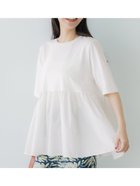 【コカ/COCA】のクルーネックドッキングカットソー White|ID: prp329100004589523 ipo3291000000032688349