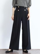【ヴァン/Vin】のマリンワイドパンツ 人気、トレンドファッション・服の通販 founy(ファニー) ファッション Fashion レディースファッション Fashion for Women パンツ Pants & Trousers センター Center, Center Line トレンド Trend, Trending Now フェイク Faux, Fake ワイド Wide, Wide Fit エレガント 上品 Elegant thumbnail ブラック|ID: prp329100004589524 ipo3291000000032755941