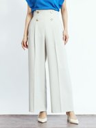【ヴァン/Vin】のマリンワイドパンツ 人気、トレンドファッション・服の通販 founy(ファニー) ファッション Fashion レディースファッション Fashion for Women パンツ Pants & Trousers センター Center, Center Line トレンド Trend, Trending Now フェイク Faux, Fake ワイド Wide, Wide Fit エレガント 上品 Elegant thumbnail ライトグレー|ID: prp329100004589524 ipo3291000000032755942