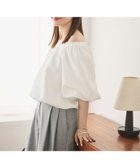 【デミルクス ビームス/Demi-Luxe BEAMS】のエディター東原妙子 * Demi-Luxe BEAMS / 2WAY ジャカード ブラウス 人気、トレンドファッション・服の通販 founy(ファニー) ファッション Fashion レディースファッション Ladies' Fashion Online トップス・カットソー Tops/Tshirt シャツ/ブラウス Shirts/Blouses オフショルダー Off Shoulder シンプル Simple ジャカード Jacquard スクエア Square スピンドル Spindle バルーン Balloon フィット Fit フェミニン Feminine エレガント 上品 Elegant thumbnail WHITE|ID: prp329100004589558 ipo3291000000032611066