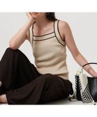 【ユナイテッドアローズ/UNITED ARROWS】のリブスクエアネック パイピングキャミソール - ウォッシャブル - 人気、トレンドファッション・服の通販 founy(ファニー) ファッション Fashion レディースファッション Fashion for Women トップス・カットソー Cut & Sew Tops キャミソール&ノースリーブ Camisoles & Sleeveless Tops インナー Innerwear ウォッシャブル Machine Washable キャミソール Camisole, Spaghetti Strap Top スクエア Square, Square Shape デコルテ Décolleté, Neckline バランス Balance, Style Balance エレガント 上品 Elegant thumbnail BEIGE|ID: prp329100004589568 ipo3291000000033335987