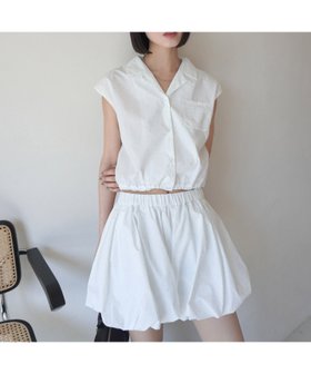 【エイミーイストワール/eimy istoire】のビジュートリムシャツSET UP 人気、トレンドファッション・服の通販 founy(ファニー) ファッション Fashion レディースファッション Ladies' Fashion Online トップス・カットソー Tops/Tshirt シャツ/ブラウス Shirts/Blouses ガーリー Girly クロップド Cropped シンプル Simple スウェット Sweat ストライプ Stripe スラックス Slacks セットアップ Set Up ダウン Down デニム Denim バランス Balance バルーン Balloon おすすめ Recommend エレガント 上品 Elegant |ID:prp329100004589579