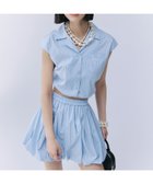 【エイミーイストワール/eimy istoire】のビジュートリムシャツSET UP 人気、トレンドファッション・服の通販 founy(ファニー) ファッション Fashion レディースファッション Ladies' Fashion Online トップス・カットソー Tops/Tshirt シャツ/ブラウス Shirts/Blouses ガーリー Girly クロップド Cropped シンプル Simple スウェット Sweat ストライプ Stripe スラックス Slacks セットアップ Set Up ダウン Down デニム Denim バランス Balance バルーン Balloon おすすめ Recommend エレガント 上品 Elegant thumbnail SAX|ID: prp329100004589579 ipo3291000000032644340
