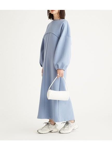 【エミ/emmi】の3wayレイヤードダンボールワンピース インテリア・キッズ・メンズ・レディースファッション・服の通販 founy(ファニー) 　ファッション　Fashion　レディースファッション　Fashion for Women　ワンピース　Dresses　ショート　Short, Short Length　ブラウジング　Blouson Silhouette, Cinched Waist　ポケット　Pocket, Pocket Detail　BLU[086]|ID: prp329100004589749 ipo3291000000033374869