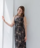 【その他のブランド/Other】のアシンメトリーシアーフラワードレス結婚式 パーティーお呼ばれ オケージョン BLACK|ID: prp329100004589784 ipo3291000000032728404