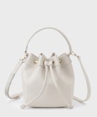 【インディヴィ/INDIVI】の春SALE!【合皮/ショルダー付き】巾着型バッグ オフホワイト|ID: prp329100004589870 ipo3291000000032565604