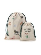 【ジェラート ピケ/gelato pique】のSUMMER DOG柄巾着セット IVR[003]|ID: prp329100004589966 ipo3291000000032566759
