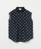 【ユナイテッドアローズ/UNITED ARROWS】のオーガンジープリント ノースリーブブラウス -ウォッシャブル- NAVY|ID: prp329100004590001 ipo3291000000032567065