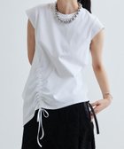 【インディヴィ/INDIVI】のイレギュラーシャーリングヘムカットソー ホワイト|ID: prp329100004590011 ipo3291000000032567154