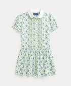 【ラルフローレン/RALPH LAUREN / KIDS】の(ガールズ 2才~6才)フローラル コットン オックスフォード シャツドレス 人気、トレンドファッション・服の通販 founy(ファニー) ファッション Fashion キッズファッション KIDS Children’s Clothing ワンピース Dress/Kids シャーリング Shirring ドレス Dress ドロップ Drop フリル Frills 半袖 Short Sleeve thumbnail 300グリーン|ID: prp329100004590018 ipo3291000000032679880